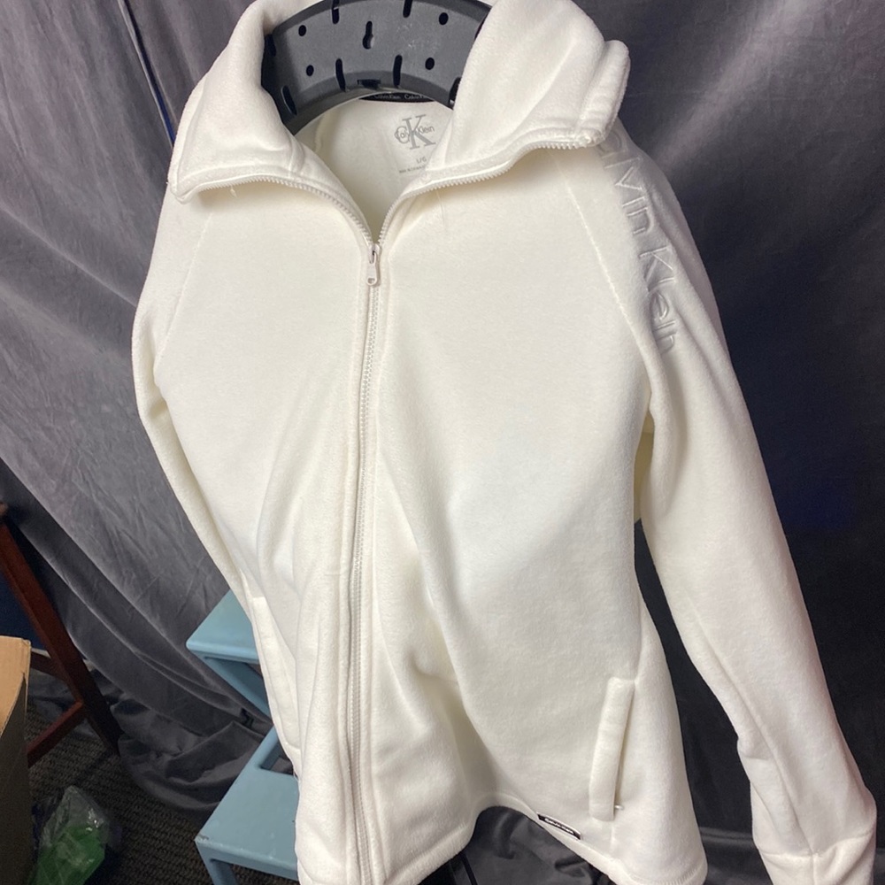 Calvin Klein fleece zip sweater